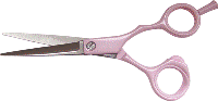 DMI Professional Lightweight 5 inch Scissors Pink Aluminium Handles inc Pouch (E350-05)
