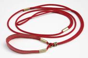 Designer Lead with Soft Leather under Chin 4 mm