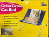 Cleo Criss-Cross Cat Bed