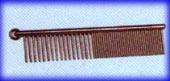 Hub Int. English Teflon Combination Comb Round Back