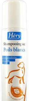 Jean Pierre Hery - shampoo powder poils blanc-white coats (NEW) 400ml