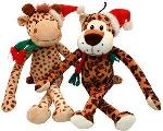 Christmas Safari - Plush Toy - Leopard or Tiger