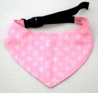 Designer Type Bandana with Collar - Fits Size 12-15 inch neck