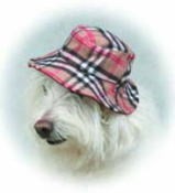 London Dog Burberry Style Pet Hat Med-Large