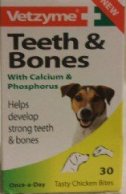 Vetzyme Teeth & Bone 30 Tablets 