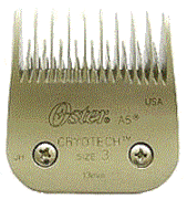 Oster A5 Cryotech No 3 Skip Tooth Blade. (13mm)