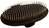 KW Oval Soft Terrier/Palm Brush with Ball Ends  (3147) 