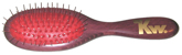 K W Small Oval Airlastic Pin Brush Red Cushion (3255)