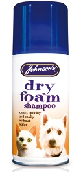 Johnsons Dry Foam Shampoo Aerosol 150 ml