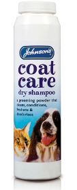 Johnsons Coat Care Dry Shampoo Powder 85g