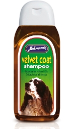 Johnsons Velvet Coat with Lanolin Shampoo 200 ml