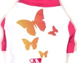 Yap Pink & White Butterfly top 