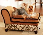 Ultra Plush Leopard Storage Bed (KE012)