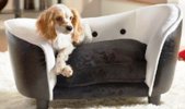 Ultra Plush Snuggle Bed - Black & white (KE004)