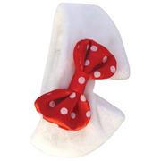 Dogit Christmas Bowtie Red & White 90294 small