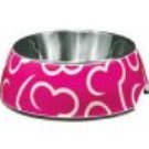 Dogit Bone Bowl - Medium - Pink