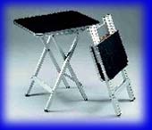 Champagne Folding Ringside Table USA 18 x 23 x 25 H out of stock