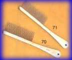 Spratts 70 English Teflon Handle Comb Flat Back
