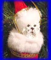 Velvet Christmas Tree Stocking - Westie