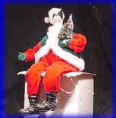 Whimsical Singing Jinglebells Santa - Boston