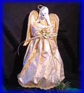 Gold Angel Christmas Treetop